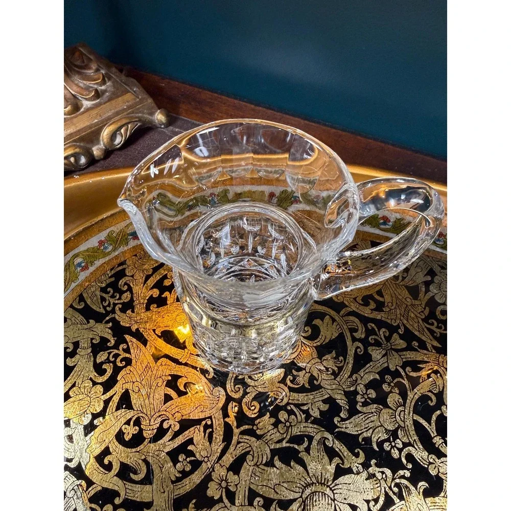Vintage Neiman Marcus Lead Crystal Creamer‎ Pitcher